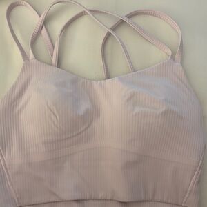 Lululemon Longline Light Pink Cloud Bra